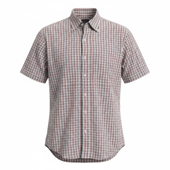 UNTUCKit Other - UNTUCKit Shirt Men’s XL Plaid Short Sleeve Button Down Untucked Fit Casual